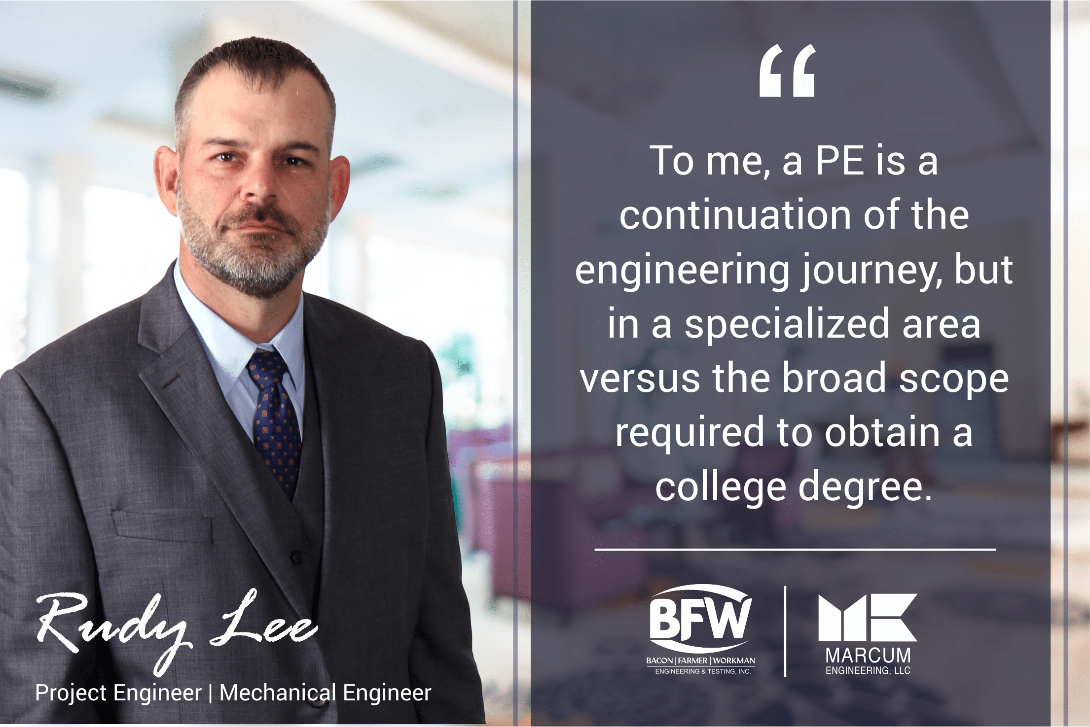 What it Means to be a Professional Engineer (PE) - BFW/Marcum