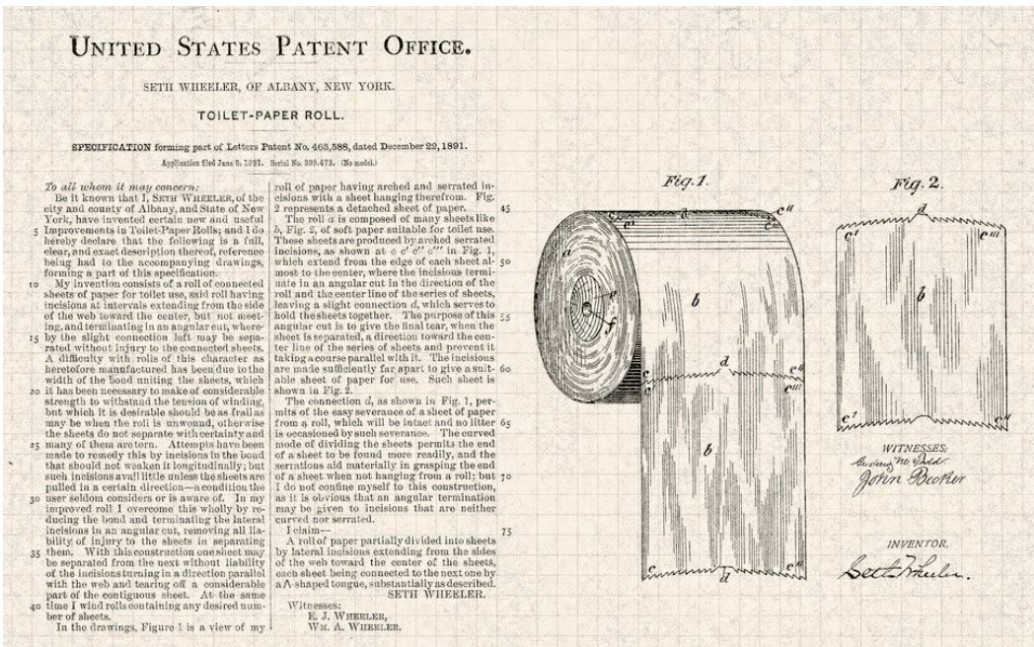 Toilet Paper Patent