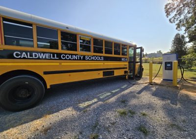 Caldwell Co. Schools EV Bus Charging Stations