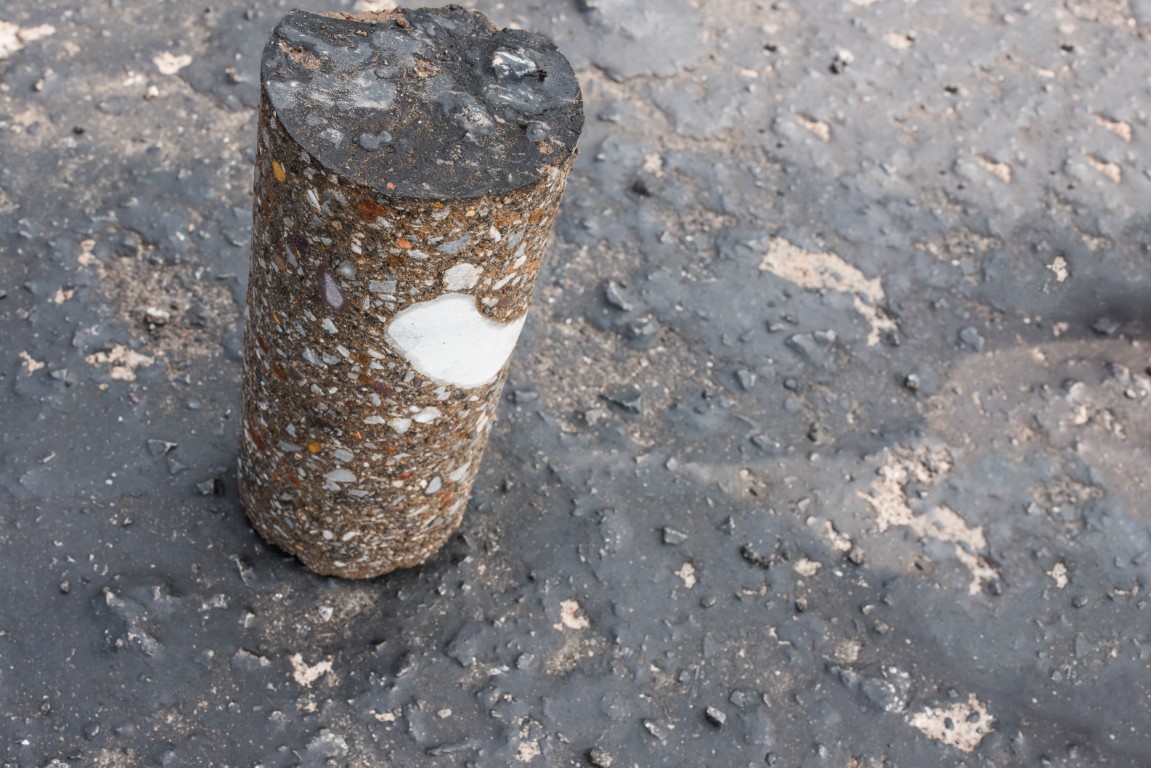 Testing for Compaction using Coring US 45 Bypass-Saline, Gallatin & White Counties, IL